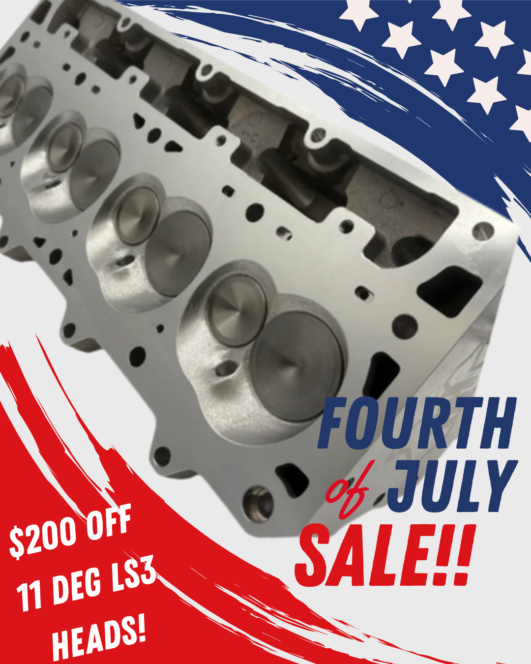 275 11 Degree LS3 Heads